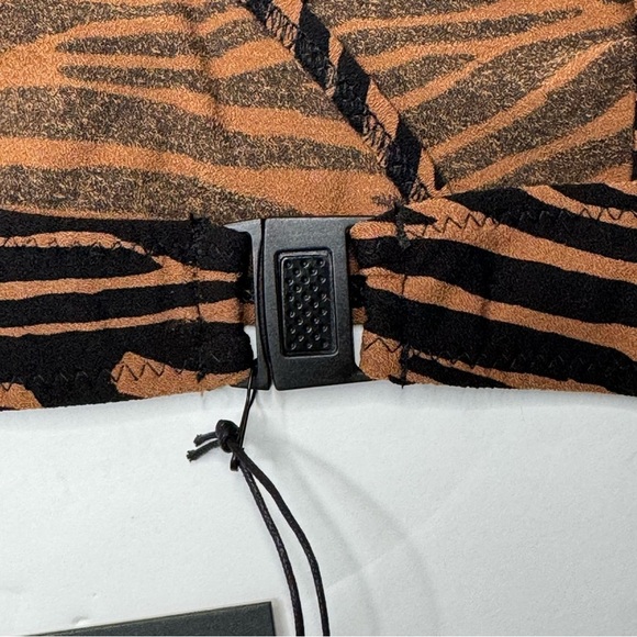 NWT Lisa Marie Fernandez Triangle Bikini Set Zebra Animal Print Stretch LMF Sz 3 - Picture 13 of 15